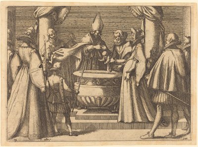 Křest španělského prince od Jacques Callot