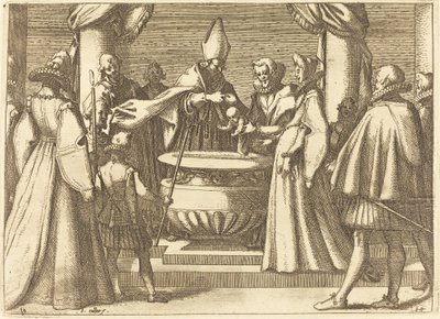Křest španělského prince od Jacques Callot