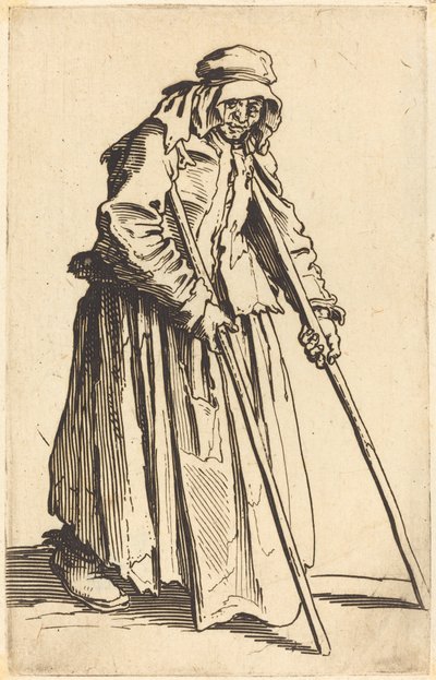 Žebrák s berlemi, c. 1622. od Jacques Callot