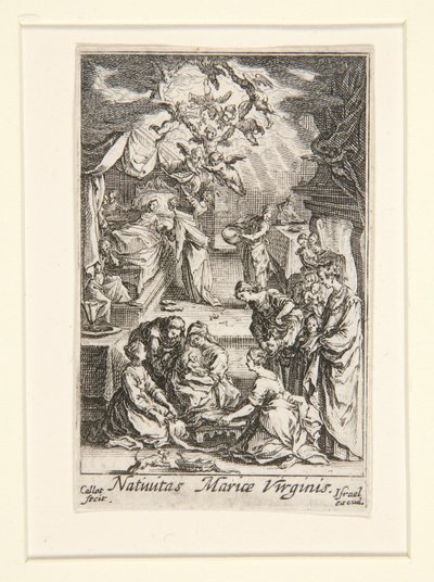 Narození Panny, č.p. 2 ze Života Panny od Jacques Callot