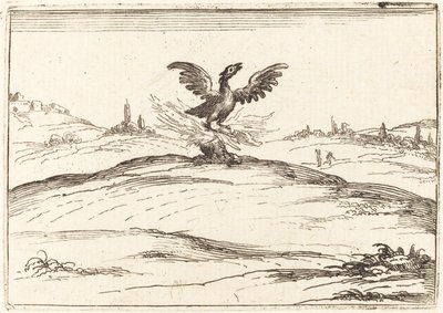 Hořící fénix, 1628. od Jacques Callot