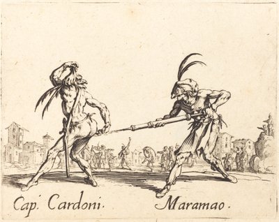kap. Cardoni a Maramao od Jacques Callot