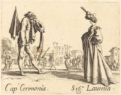 Cap. Ceremony a Siga. Lavinia od Jacques Callot
