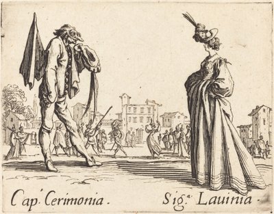 Cap. Ceremony a Siga. Lavinia od Jacques Callot