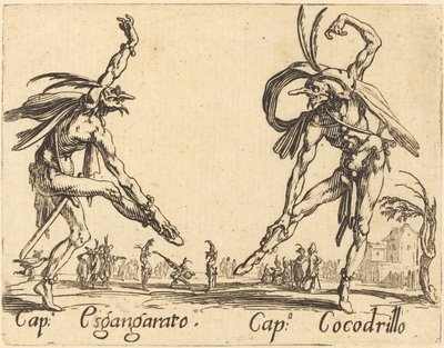 žádný Sgangherato a Cap. krokodýl od Jacques Callot