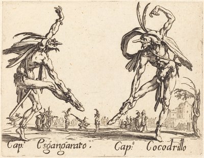 žádný Sgangherato a Cap. krokodýl od Jacques Callot