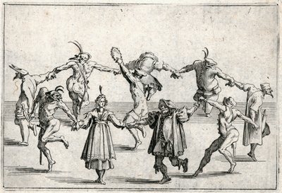 Kaprici různých postav od Jacques Callot
