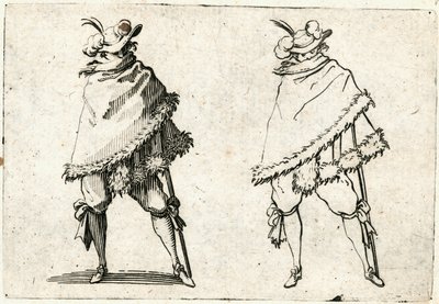 Kaprici různých postav od Jacques Callot