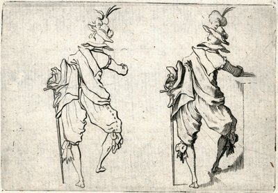 Kaprici různých postav od Jacques Callot