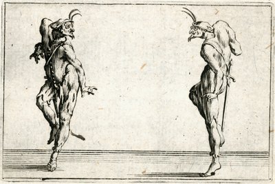 Kaprici různých postav od Jacques Callot