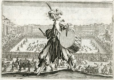 Kaprici různých postav od Jacques Callot