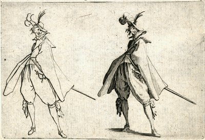 Kaprici různých postav od Jacques Callot