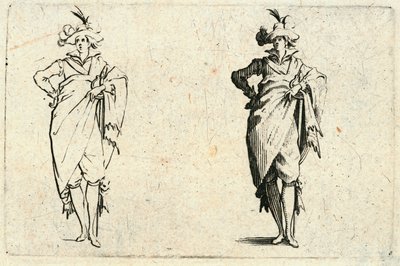 Kaprici různých postav od Jacques Callot