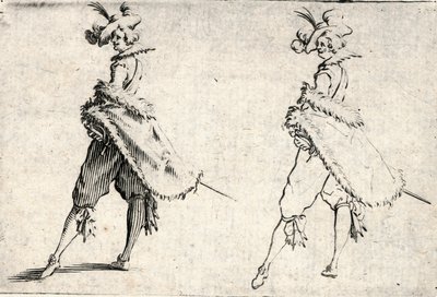 Kaprici různých postav od Jacques Callot