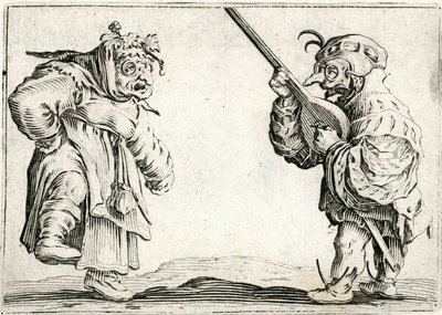 Kaprici různých postav od Jacques Callot