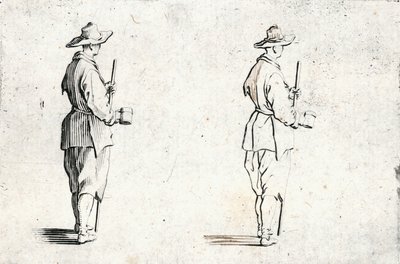 Kaprici různých postav od Jacques Callot