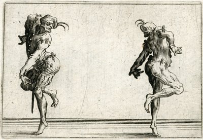 Kaprici různých postav od Jacques Callot