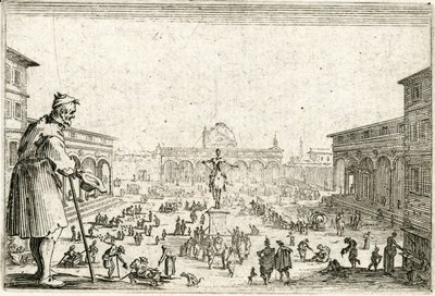 Kaprici různých postav od Jacques Callot
