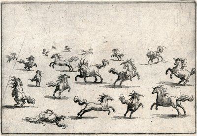 Kaprici různých postav od Jacques Callot