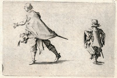Kaprici různých postav od Jacques Callot