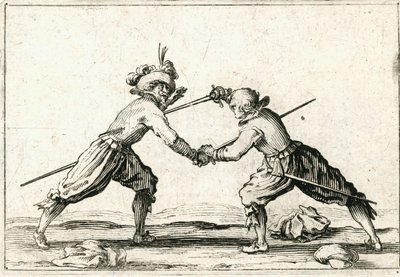 Kaprici různých postav od Jacques Callot
