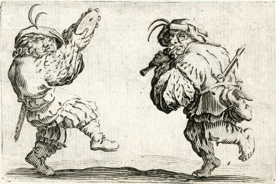 Kaprici různých postav od Jacques Callot