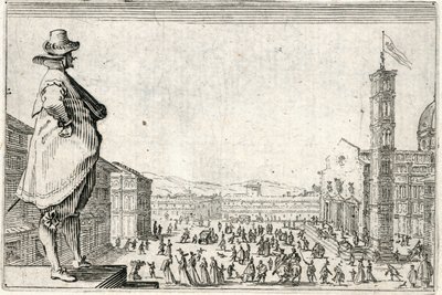Kaprici různých postav od Jacques Callot