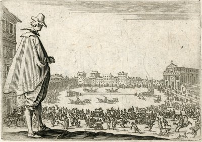 Kaprici různých postav od Jacques Callot
