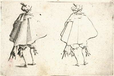 Kaprici různých postav od Jacques Callot
