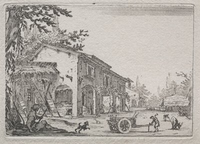 Caprices: Italská farma. od Jacques Callot