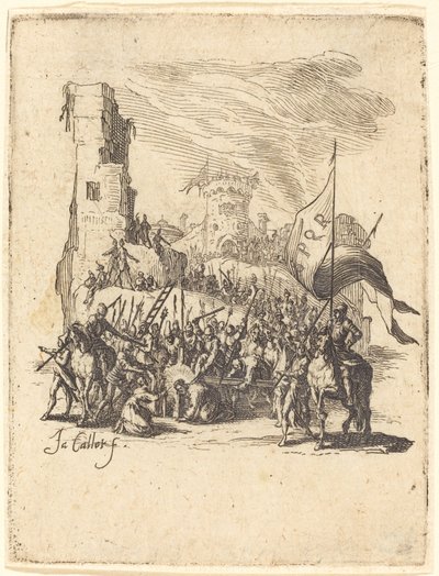 Kristus nesoucí kříž od Jacques Callot