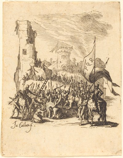 Kristus nesoucí kříž od Jacques Callot