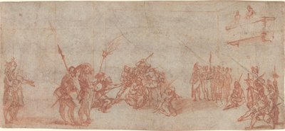 Kristus korunovaný trním od Jacques Callot