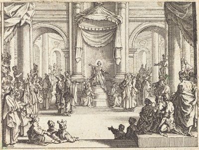 Kristus se hádal s doktory od Jacques Callot