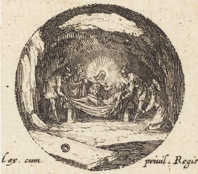 Kristus v limbu od Jacques Callot