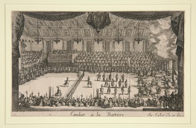 Boj a la Barriere od Jacques Callot