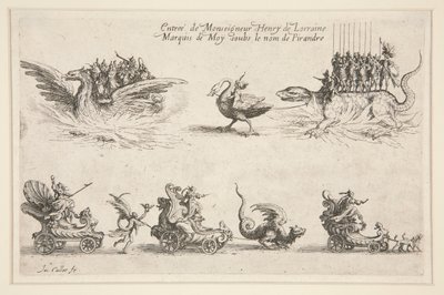 Boj u Barrière, vstup monsignora Jindřicha Lotrinského od Jacques Callot