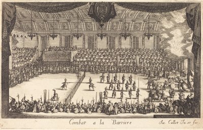 Boj u bariéry, 1627. od Jacques Callot