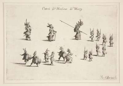 Boj? La Barri?re, vchod pana de Macey od Jacques Callot