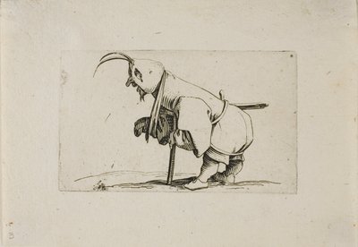 Cripple with Cap, od Varie Figure Gobbi od Jacques Callot