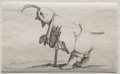 Mrzák s kapucí. od Jacques Callot