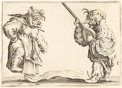 Tanečníci s loutnou od Jacques Callot
