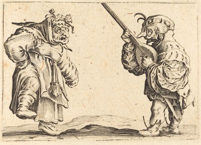 Tanečníci s loutnou od Jacques Callot