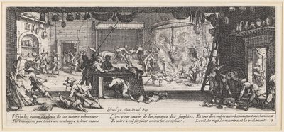 Plundrování od Jacques Callot