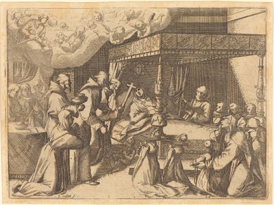 Smrt královny od Jacques Callot