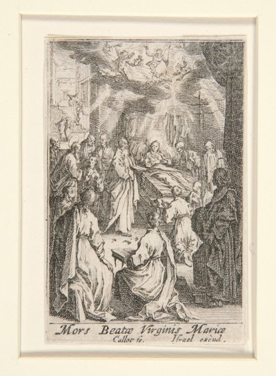 Smrt Panny, ne. 11 ze Života Panny od Jacques Callot