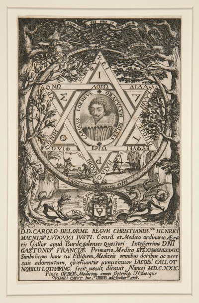 Dieudonne-Charles Delorme (Portrét Charlese Delorma) od Jacques Callot