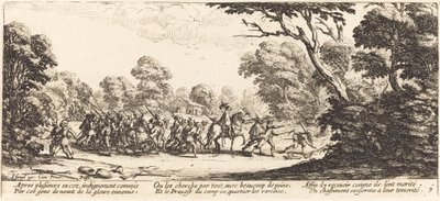 Objev kriminálních vojáků od Jacques Callot