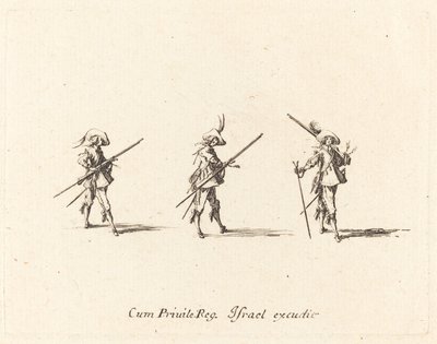 Vrtejte s mušketou od Jacques Callot