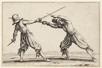Souboj s meči a dýkami od Jacques Callot